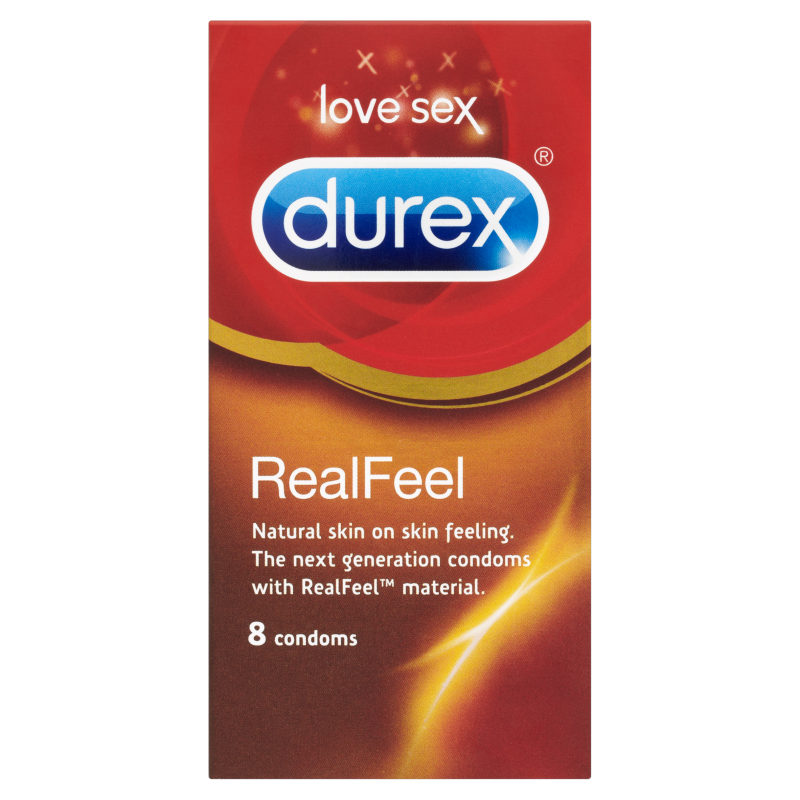 Durex Real Feel Condoms 8 pack