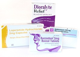 Traveller's Diarrhoea Pack (Central & Southeast Asia)