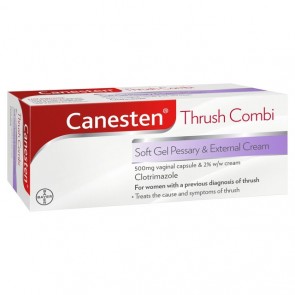 Canesten Combi Soft Gel Pessary & Cream | Feminine Hygiene