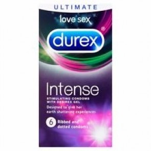 Durex Intense Condoms 6 Pack | Sexual Health