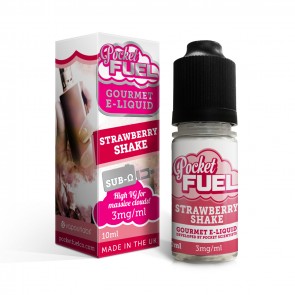 Pocket Fuel Strawberry Shake E-Liquid 0.3% 10ml
