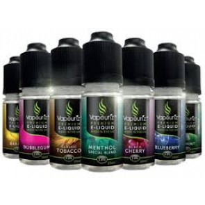 4 Assorted Vapouriz E-liquid's 1.8% 10ml