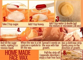 home remedies for female facial hair removal